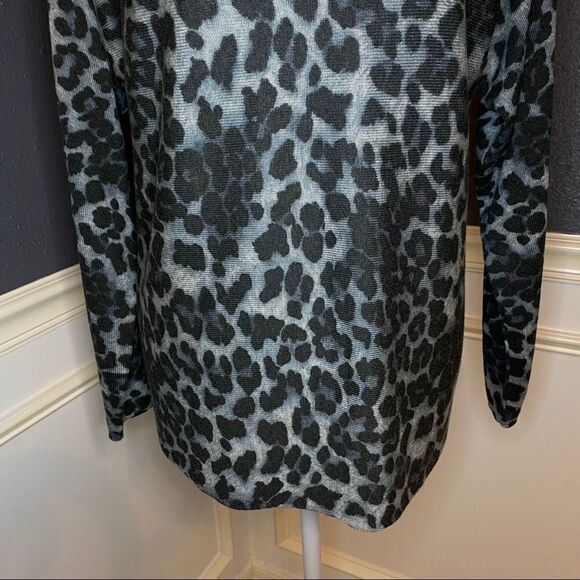 M Magaschoni Leopard Print Cashmere Sweater - Picture 5 of 11